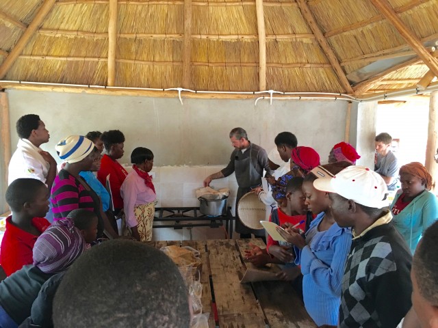 Koji-making class at The Future of Hope in Harare, Zimbabwe